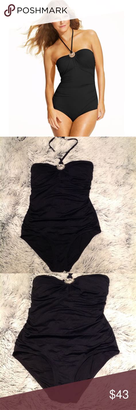 michael kors bathing suits marshalls|michael kors one piece swimsuit.